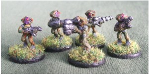 Phalons with missile support - figures by Ground Zero Games